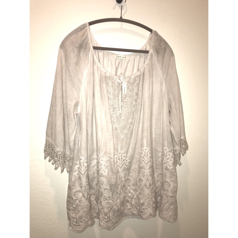Boho Embroidered Blouse